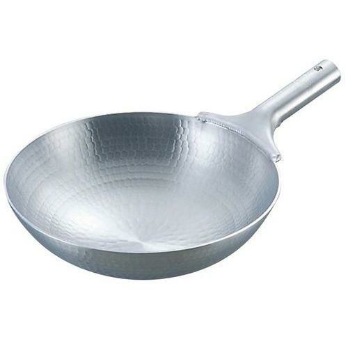 アルミ 打出 中華片手鍋 33cm 【グループA】