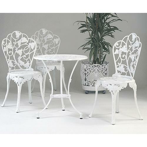 GARDEN CHAIR & TABLE チェア サイズ：W485×D470×高さ950×座面高さ440mm 品番：HOG-ホワイト