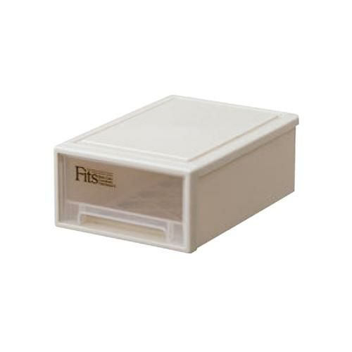 フィッツ リビング収納ケース プチ CAP(カプチーノ)