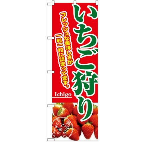 「いちご狩り」 のぼり【N】