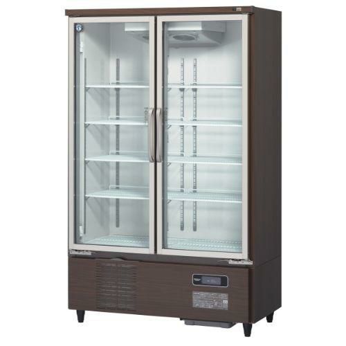 【ホシザキ】リーチイン冷蔵ショーケース USR-120AT3-B 幅1200×奥行650+50×高さ1945(～1975) 電源(2電源必要):三相200V