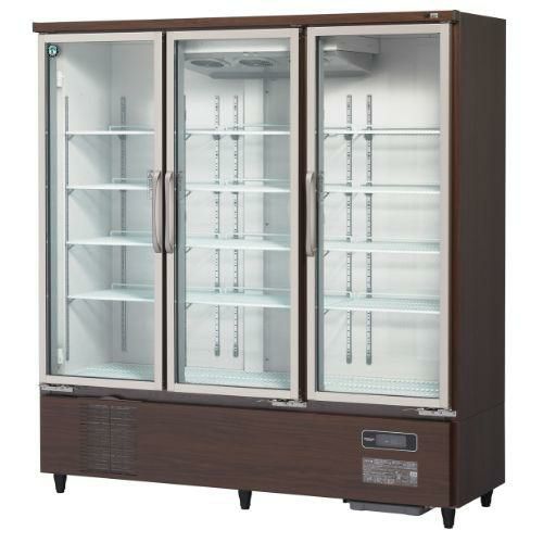 【ホシザキ】リーチイン冷蔵ショーケース USR-180AT3-B 幅1800×奥行650+50×高さ1945(～1975) 電源(2電源必要):三相200V