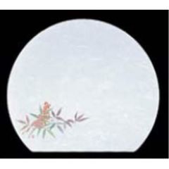 尺三 半月 懐石まっと 抗菌遠赤和紙（100枚入） WH-4 南天 12月から2月 【同梱グループA】