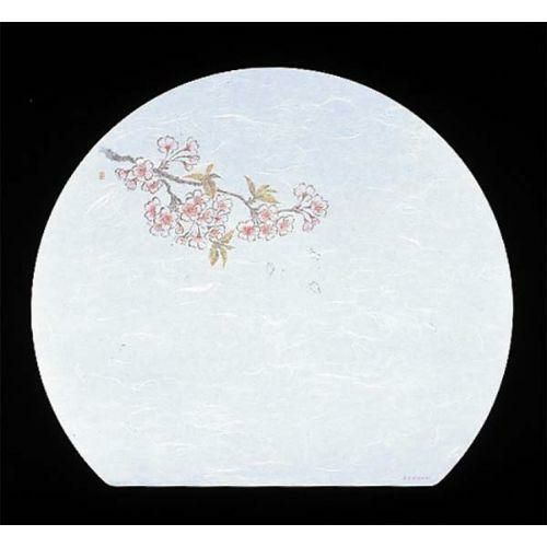 尺三 半月 懐石まっと 抗菌遠赤和紙（100枚入） WH-9 桜 3月から4月 【同梱グループA】