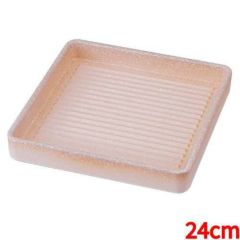 耐熱ABS 正角肉皿 志野 24cm