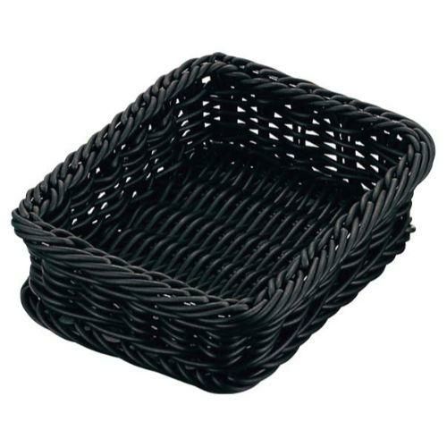 PPラタン 角型フードバスケット 30型 ブラック VB-932-BK