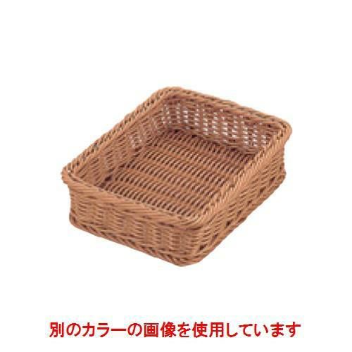 PPラタン 角型フードバスケット 40型 ブラック VB-928-BK