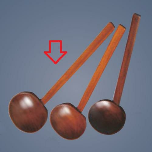 杓子 【EBM 田舎手塗り杓子 大(茶色)】 EBM