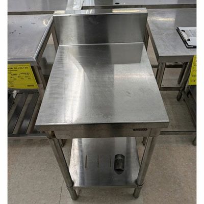 タニコー　作業台　ローラー付　調理台　業務用　幅750×奥450×高850mm 中古】作業台 BGあり タニコー 幅450×奥行600×高さ800 【送料