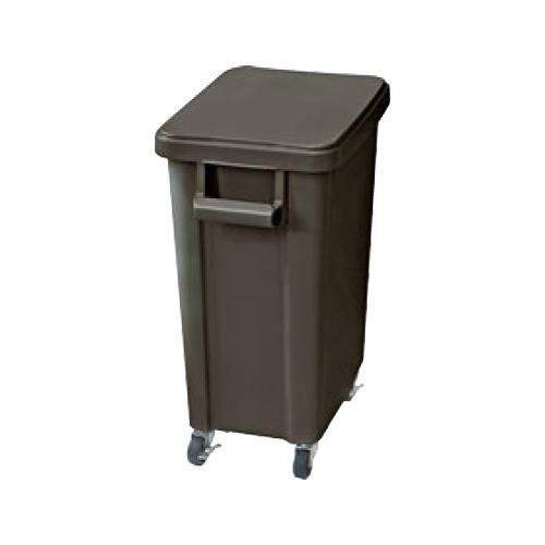 リス 厨房用キャスターペール(排水栓付)45L ダークグレー(DGY)