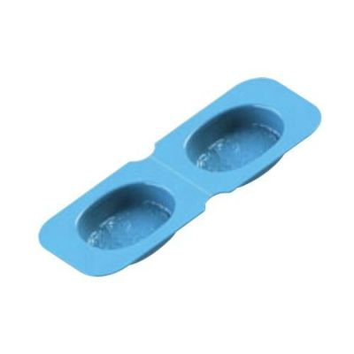 アサヒ ソフト食シリコン型 ハンバーグ型 AHA-B ブルー