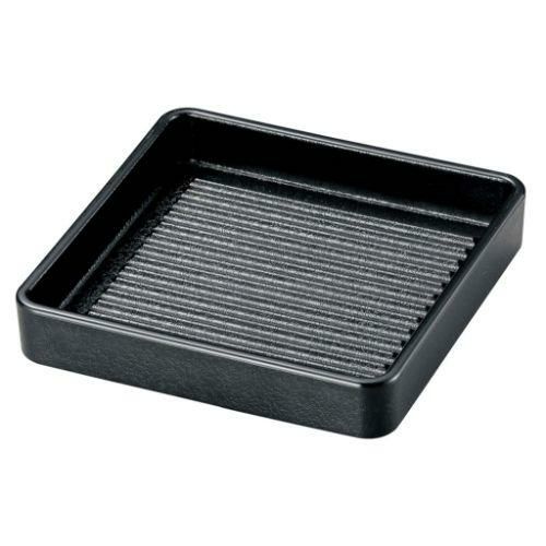 角肉皿 14.5cm 角 黒(塗無)/業務用食器