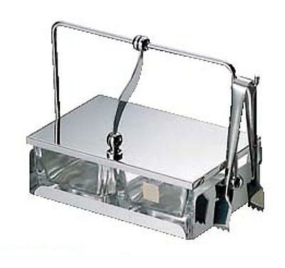 薬味入れ(ガラス中子付) Tー102 トング付