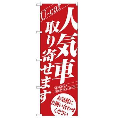 「人気車取り寄せます」 のぼり【N】