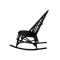 WR lounge rocking chair/WR ラウンジロッキングチェア WC-02-ROC-BL