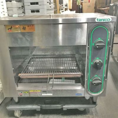 中古】上火式焼物器 タニコー TIG-70 幅690×奥行415×高さ615 都市ガス