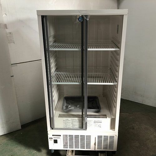 【オークション番号19】冷蔵ショーケース スライド扉 ホシザキ SSB-70D 幅700×奥行550×高さ1410