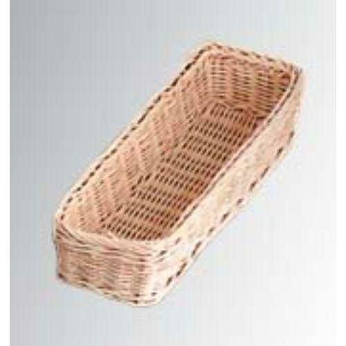 カトラリーボックス【籐 ナイフ・フォーク入 角長小】 / 250× 80×H50、全高:130