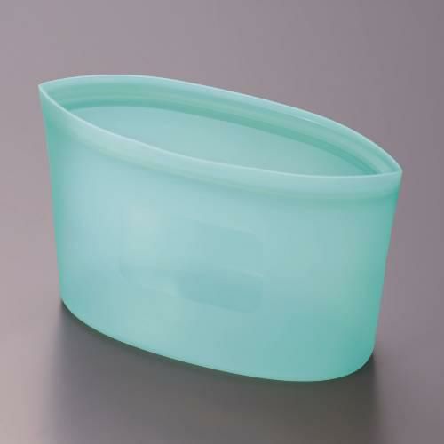 シリコンスタンドアップバッグFP013 1000ml グリーン