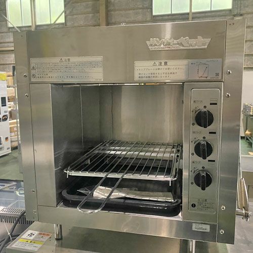 リンナイ □中古品 リンナイガス上火焼きグリラー RGP-42SV LPガス 2022年