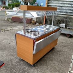 中古】湯煎式スープケトル TKG CB-60 幅350×奥行350×高さ390 【送料