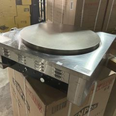 業務用/新品】エイシン 電気 クレープ焼器(一連)EC-1000 幅500×奥行500