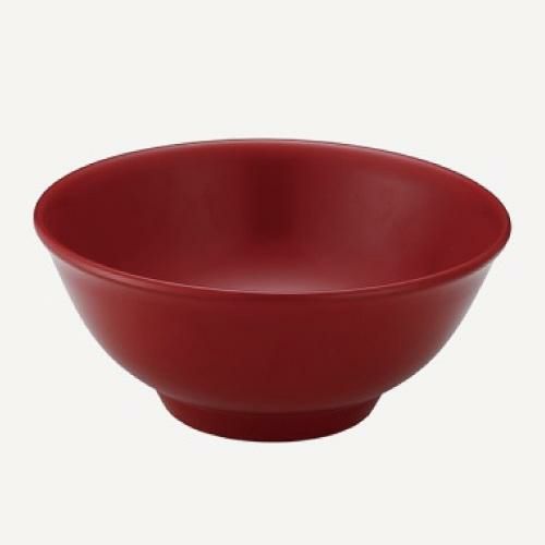 メタル丼 厚口タイプ 塗装仕様 赤