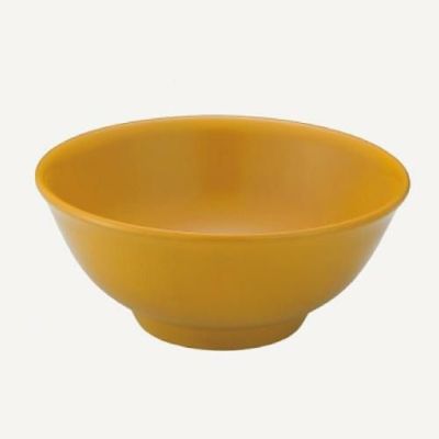 メタル丼 厚口タイプ 塗装仕様 黄