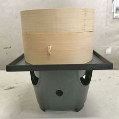 銅製 水コンロ　木台付 七輪 水コンロ 木台付 銅製/業務用/新品/送料無料 | コンロ・七輪 | 業務用