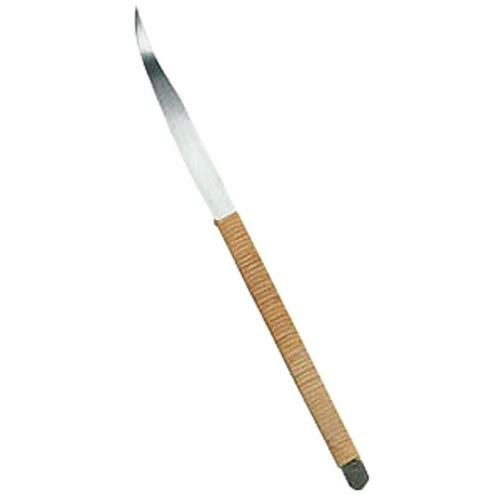 料理細工小刀 籐巻 深曲刃 左用