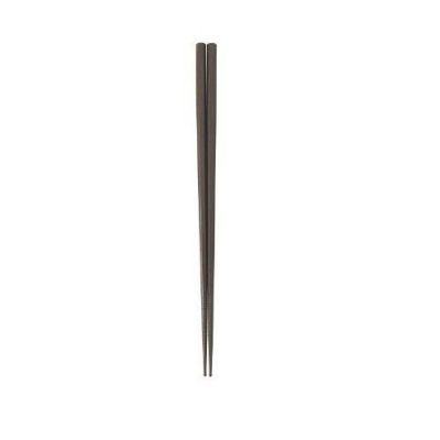 ダブルエンボス食事箸 黒21cmPM-323