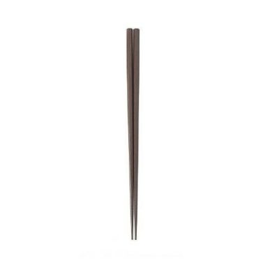 ダブルエンボス食事箸 茶21cmPM-329