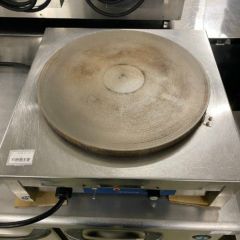 業務用/新品】エイシン 電気 クレープ焼器(一連)EC-1000 幅500×奥行500