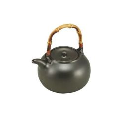 黒釉鉄ビン(陶器製) カンダ 急須 高さ113(mm)/業務用食器/新品 | 土瓶 