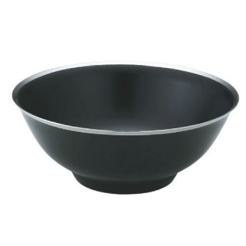 メタル丼 渕磨きタイプ 塗装仕様 黒