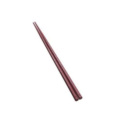 抗菌 六角すべり止め付箸 24cm アズキ PM-357