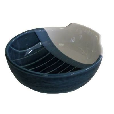 のれん粉引 呑水ブルー(大)/M0507