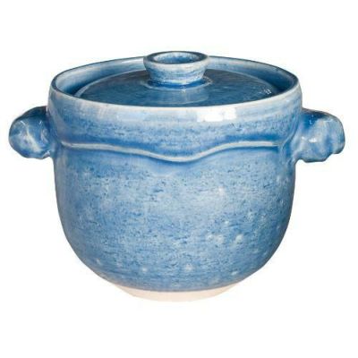 かめ型炊飯鍋ブルー(1合炊)/M0680