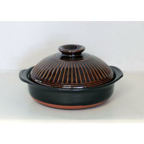 菊花飴釉 8号鍋/M1047