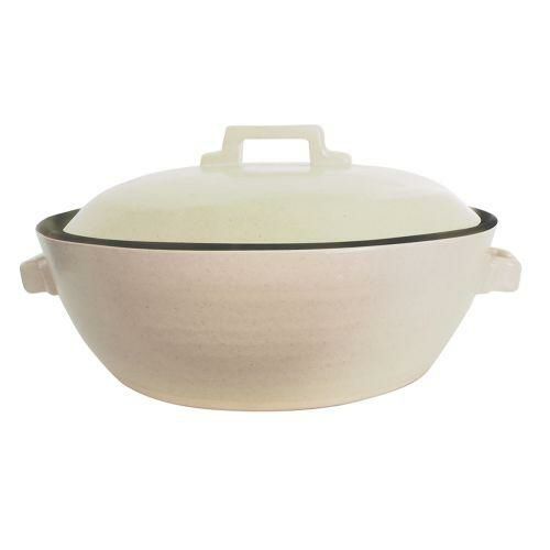 セラミック加工IH鍋 スタイルホワイト 8号/M1075