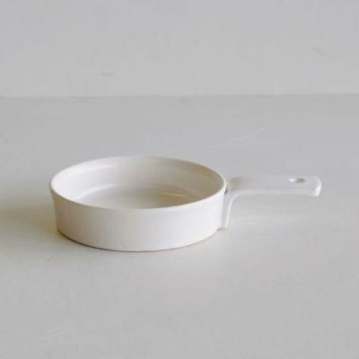 耐熱片手パン ホワイト/M1261