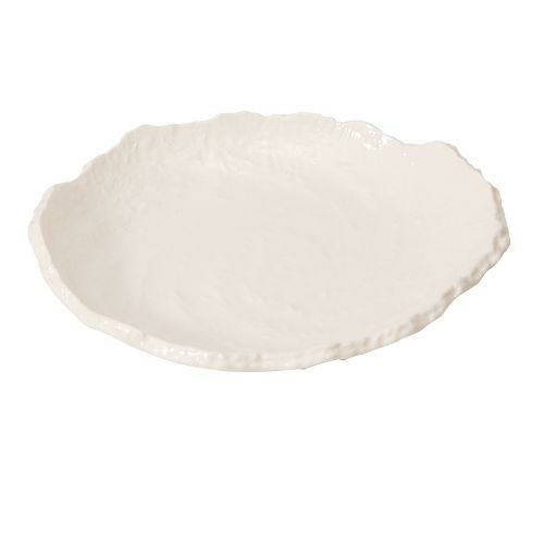 白釉 8号変形皿/M2003