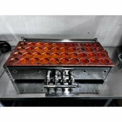 中古】大判焼き機 幅770×奥行600×高さ250 LPG(プロパンガス) 【送料
