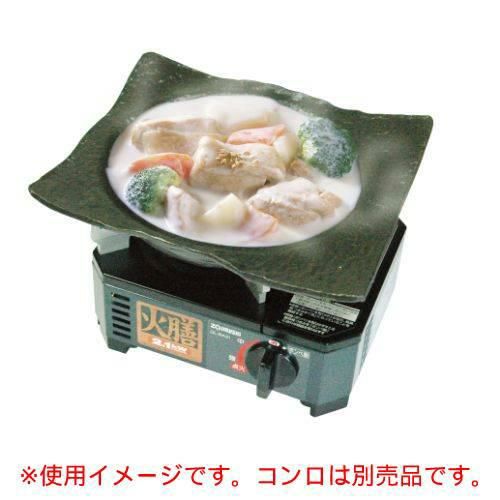 黒耐熱 角丸陶板(中)/M7284