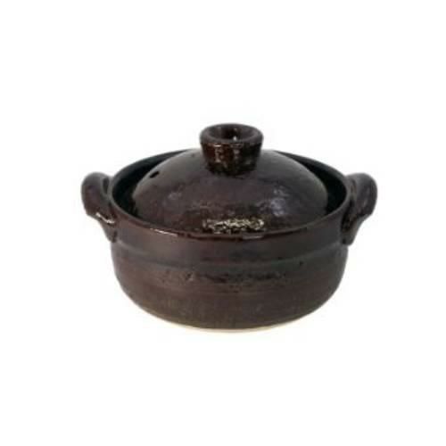 飴釉 4.5号深鍋/M7606