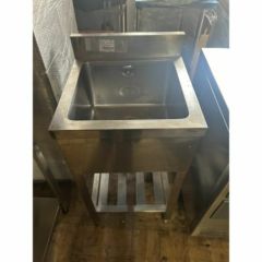 KP1-400 一槽シンク(SUS430) 東製作所 奥行450mm間口400mm高さ