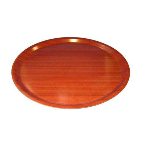 ユーロラミネートトレイ 丸型 CA3800 マホガニー (E73)