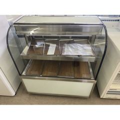 中古】対面冷蔵ショーケース アリガ APC-0502RZ 幅1500×奥行780×高さ