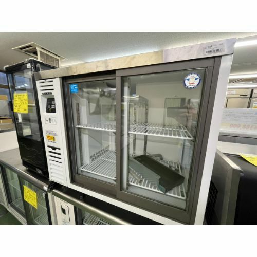 新品 送料無料 フクシマガリレイ スライド扉 小型冷蔵ショーケース