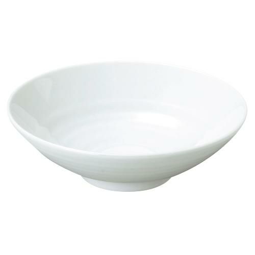 【白 7.5冷麺鉢】冷麺鉢 高さ70mm×直径:231【業務用】【グループB】【プロ用】【まとめ買い商品】